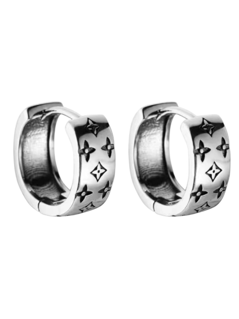 Sterling Silver Plated Silver Huggie Hoop Earrings Minimalist